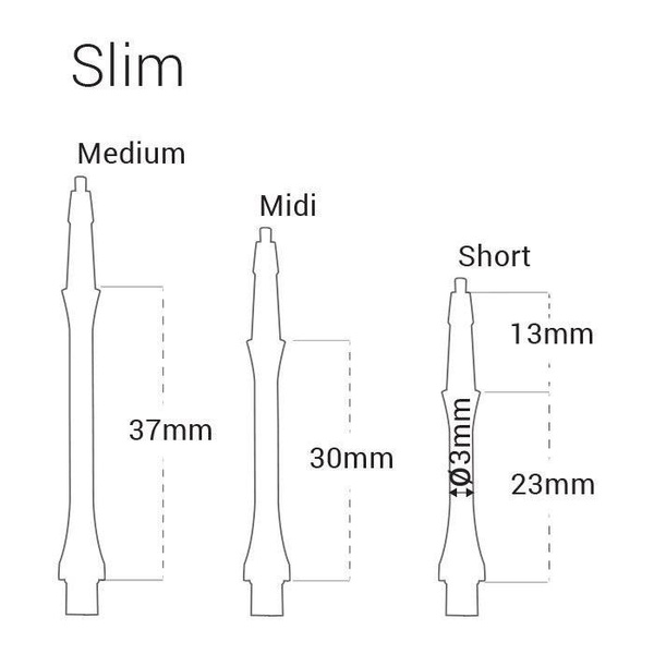 Shafty Harrows Clic Slim, białe